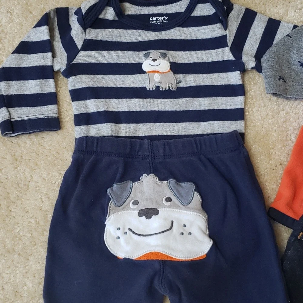 Carter's Baby Boy Bundle Sz 3M